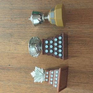 NHL 2003-2004 McDonald's Toy Trophies: Conn Smythe, Art Ross and James Norris.